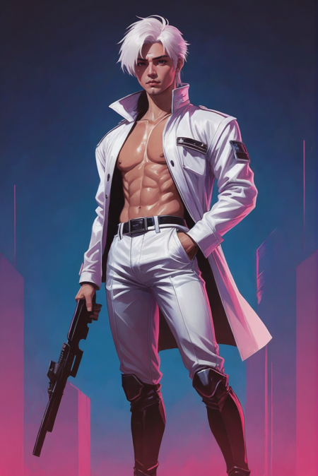 00138-3031018432-minimalist_1980s_synthwave_poster,_(full_body_1.2),_1boy,_man,_bishounen,_solo,_[_epic_costume_design,_0.2]_gunslinger,_korean,_.webp